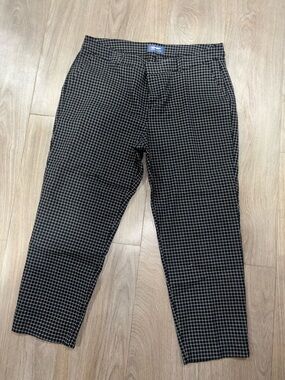 Black Grid dress Pattern Pants